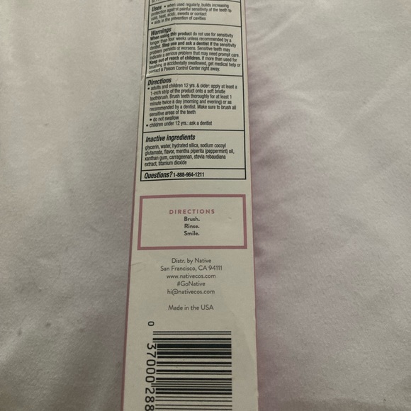 Native Flouride Toothpaste - Picture 2 of 3